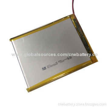 P0670150 Li-polymer Battery with 3.7V Voltage and 5,200mAh High-capacity, Smart SizeNew